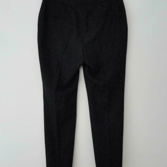 NWT AKRIS Black Wool Layered Pleated Tapered Leg Mina Trouser Pants 8 - Picture 5 of 5